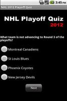 NHL Playoff Quiz 2012 स्क्रीनशॉट 1