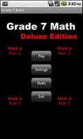 Grade 7 Math - Deluxe Edition screenshot 1