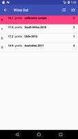 Wine Rating App 20, rate wines تصوير الشاشة 1