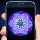 Magic laser neon fidget spinner edc toys APK