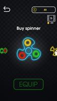 Fidget spinner neon glow screenshot 1