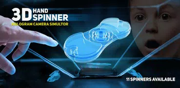 Hand spinner 3d - hologram pyr