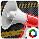 Police megaphone bullhorn - pr APK