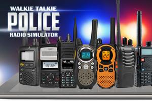 Talkie-walkie de police radio sim JOKE GAME Affiche