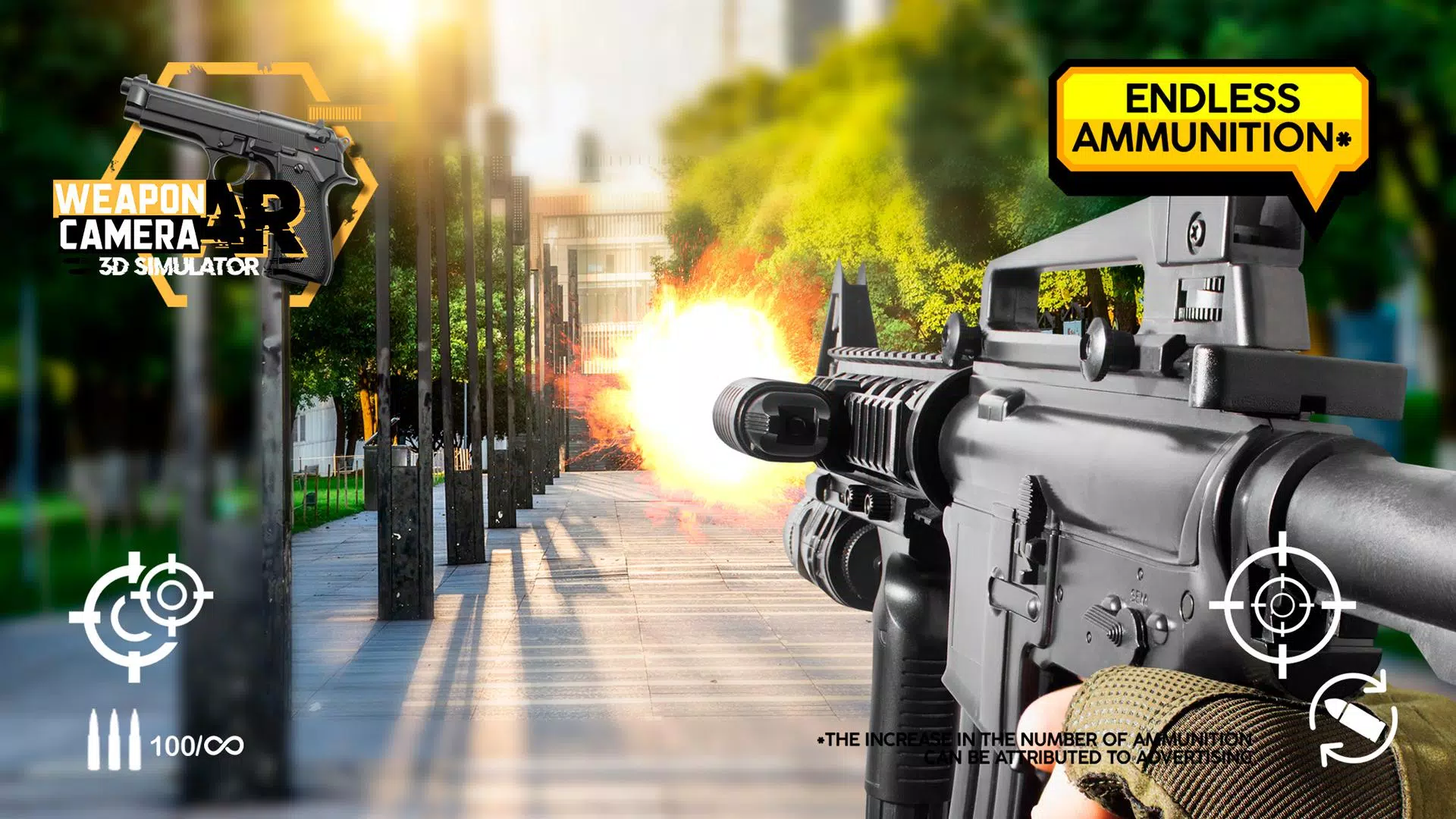 Download do APK de Simulador de tiro de arma realista para Android