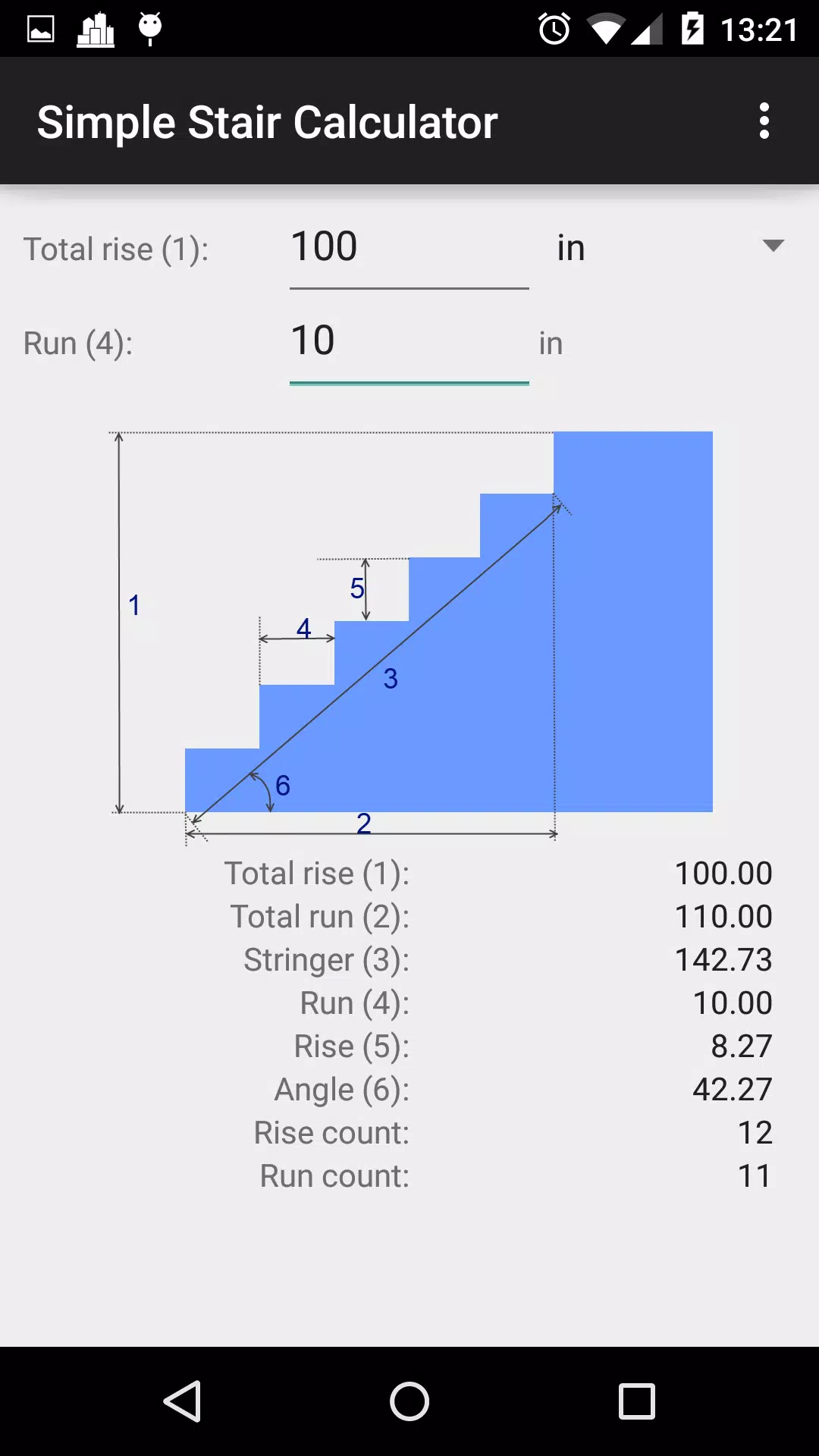 RedX Stairs - Stair Calculator