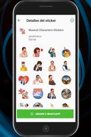 Musical Characters Stickers 截圖 1