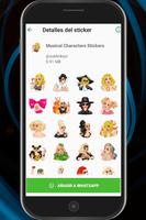 Musical Characters Stickers 截圖 3