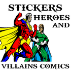 Stickers Heroes and Villains 图标