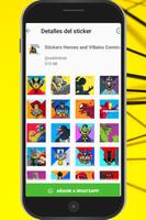 Stickers Heroes and Villains 截图 2