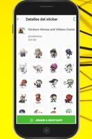 Stickers Heroes and Villains screenshot 3