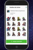 WAStickersApps Memes Superheroes اسکرین شاٹ 1