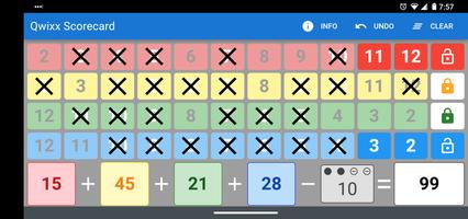 Qwixx Scorecard Screenshot 1