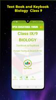 Key & Textbook Biology class 9 Affiche