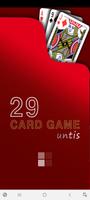 29 Card Game - untis Cartaz
