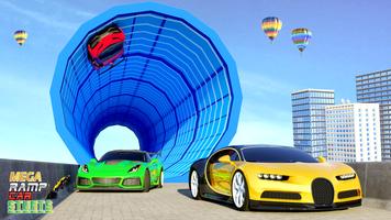 Car stunt racing car games 3d Affiche