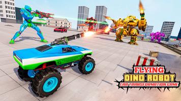 Flying Dinosaur Robot Games постер