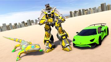 Robot Car Permainan Robot Game スクリーンショット 1