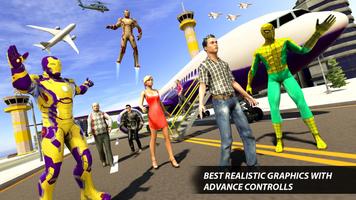 Superhero Airplane Pilot Sim poster