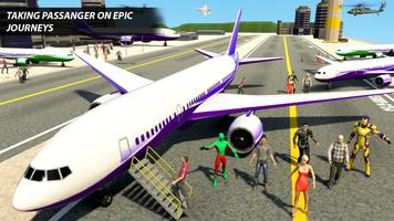 Superhero Airplane Pilot Sim screenshot 2