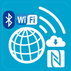 Share By WiFi/Bluetooth/Cloud/NFC and more ícone