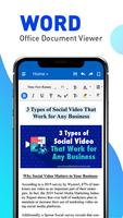 Word Office – Document Viewer, Docx & PDF Reader syot layar 1