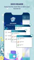 Word Reader: Docx Viewer & Docx, Excel, PDF Reader captura de pantalla 3