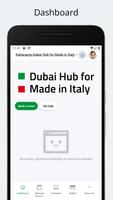 Dubai Hub for Made in Italy الملصق