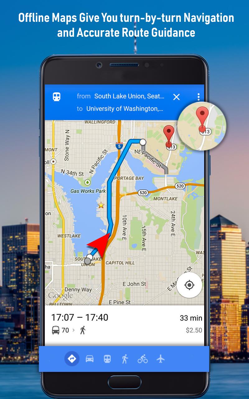 GPS Offline Navigation Route Maps & Direction for Android