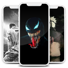 Black Wallpapers HD Offline أيقونة