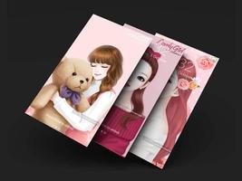 برنامه‌نما Girly Wallpapers Offline عکس از صفحه