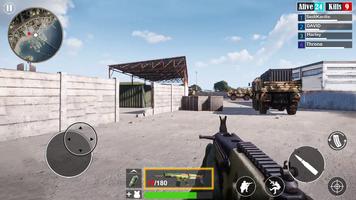 Squad Cover Offline Fire Games captura de pantalla 1