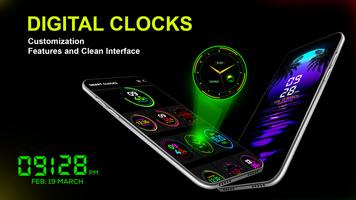 Lock Screen Clock screenshot 1