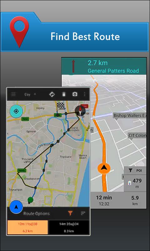 Peta Offline Gratis & Navigasi Gps Untuk Mobil for Android - APK ...