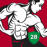 Six Packs Abs 28 Days Challenge: Home Workout icône