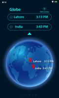 World Globe 3d - World Clock capture d'écran 1