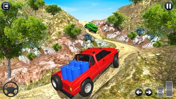 Offroad SUV Jeep Car Driving ポスター