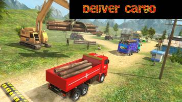 Offroad Cargo Truck Drive 3D اسکرین شاٹ 3