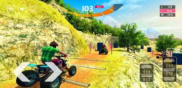 アリゾナ クワッド バイク ゲーム - オフロード バイク