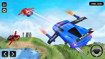Flying Cars Game - Car Flying imagem de tela 1