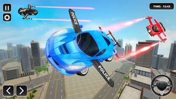 Flying Cars Game - Car Flying captura de pantalla 3