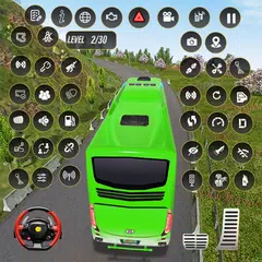 バス シミュレーター 未舗装道路 バス ゲーム アプリダウンロード