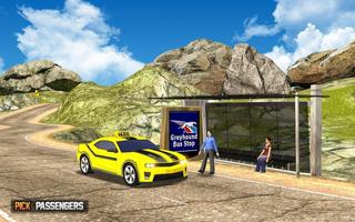 Crazy Taxi Mountain Driver 3D Games تصوير الشاشة 3