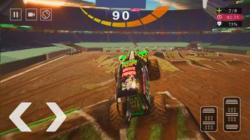 Monster Lastwagen Stahl Titan Plakat