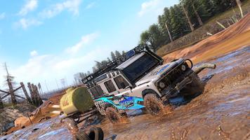 4x4 Mud Jeep offroad driving screenshot 1