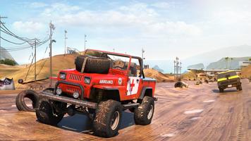 4x4 Mud Jeep offroad driving screenshot 2