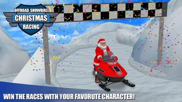 Offroad Snow Bike Christmas Racing screenshot 2