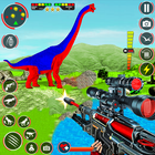 Dino Family 3D Hunting Games أيقونة