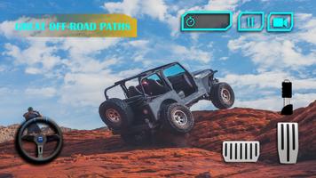4x4 Mountain Climb Jeep Game : Offroad Prado Drive capture d'écran 1