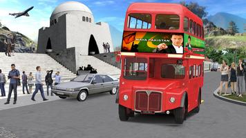 Imran Khan Election Bus Sim 3D imagem de tela 3
